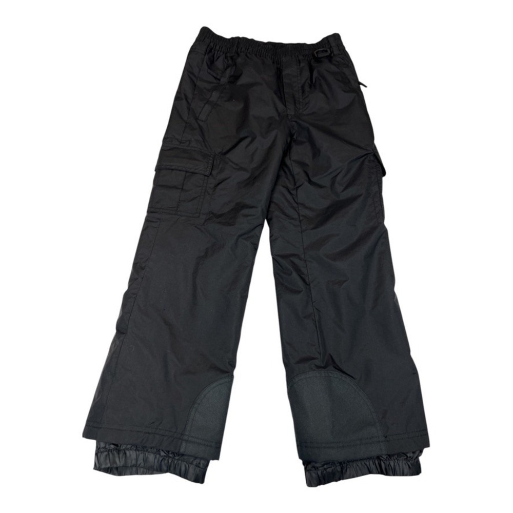 Sport Essentials Snow Pants Youth Size 10 Black Insulated Ski Winter Cargo